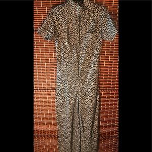 Cheetah Print Romper